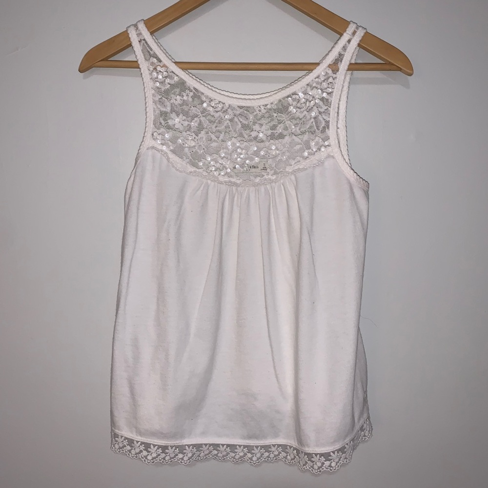 Lace tank top